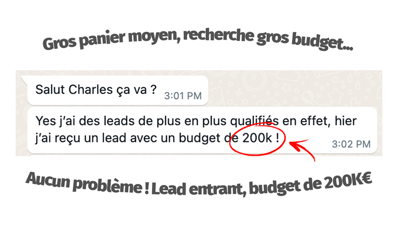 Prospect à 200K€ de budget